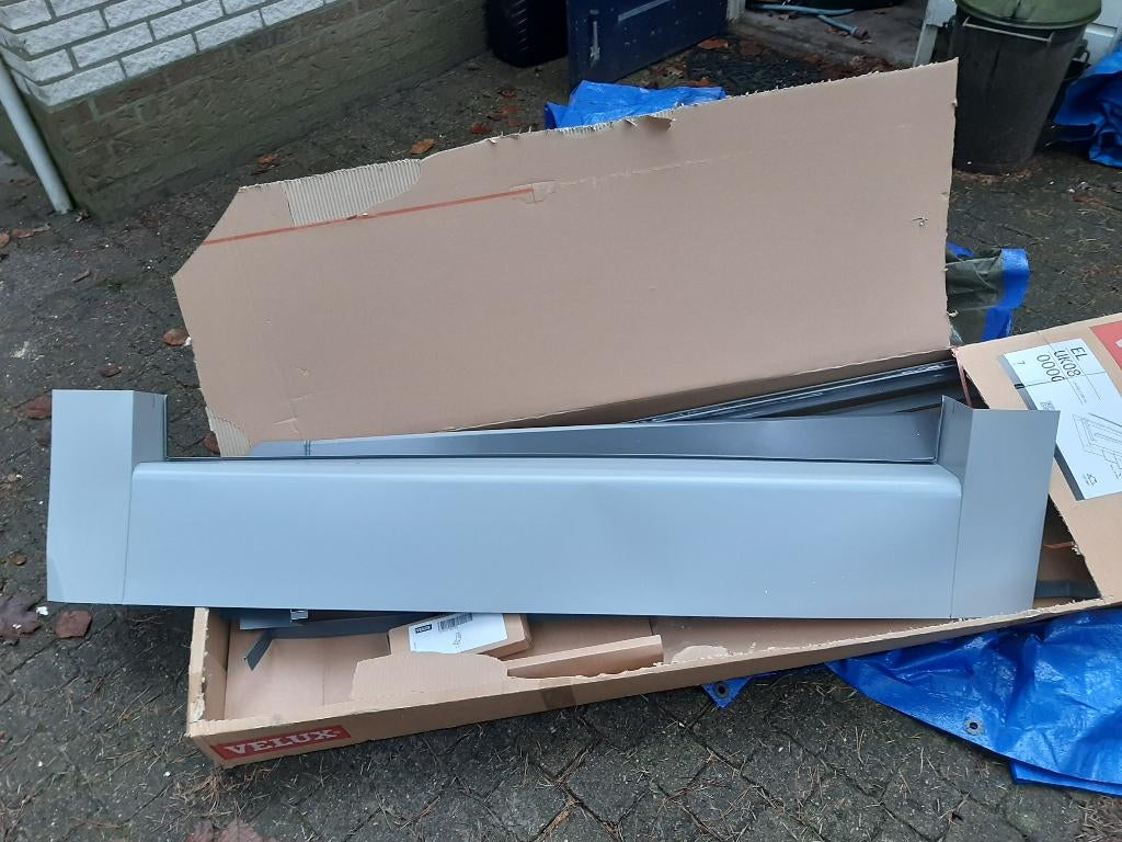 Gootstukken EL - UK08 voor Velux dakraam., 120 tot 160 cm, Nieuw, Ophalen of Verzenden, Dubbelglas