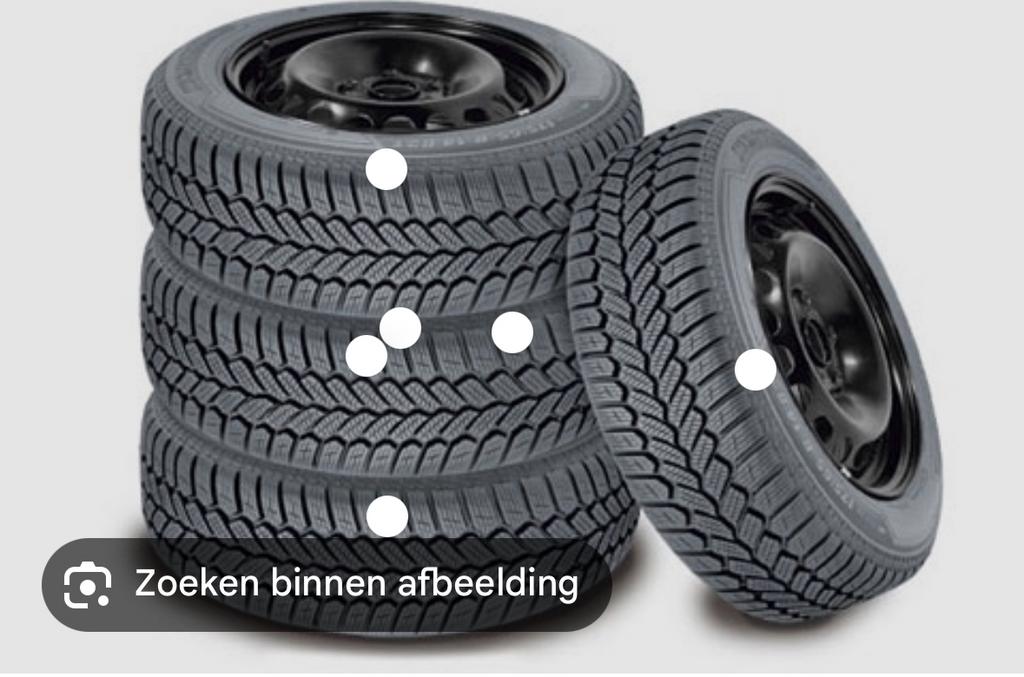 Winterbanden met velg, Auto-onderdelen, Banden en Velgen, Ophalen, 16 inch, Banden en Velgen, 205 mm
