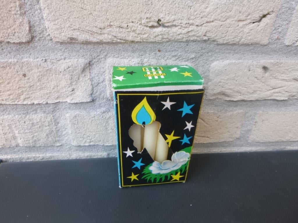 doosje met oude kaarsjes, Diversen, Kerst, Ophalen of Verzenden, Gebruikt