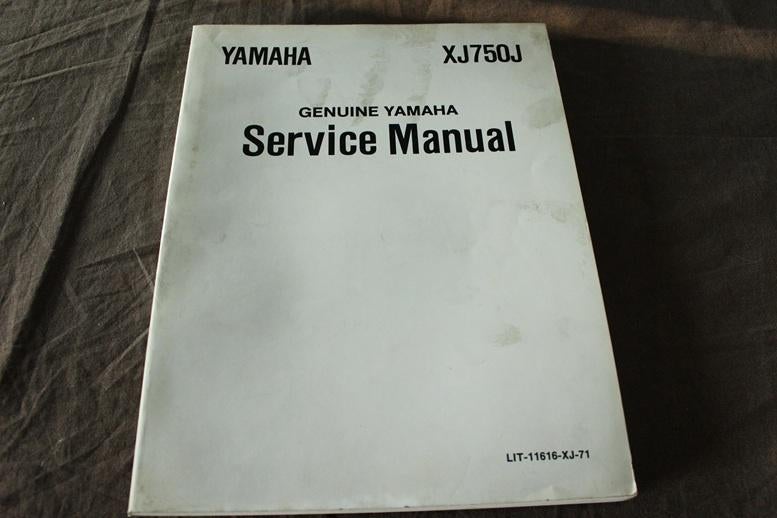 Yamaha XJ750 J &  XJ650 G 1982 motorcycle service manual  XJ, Ophalen of Verzenden, Yamaha