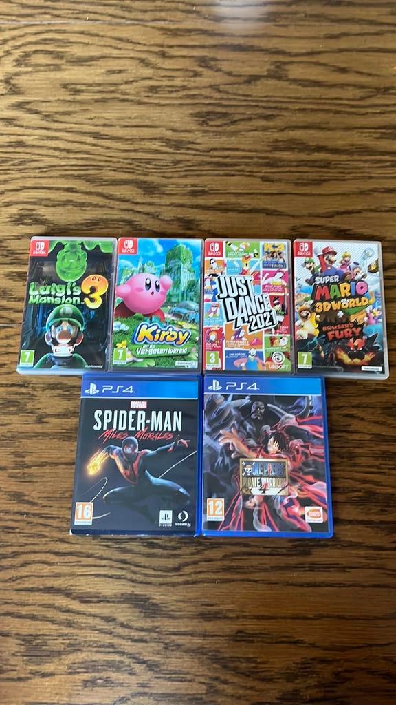 Verschillende Playstation 4 en Nintendo Switch spellen, Spelcomputers en Games, Games | Nintendo Switch, Avontuur en Actie, Ophalen of Verzenden