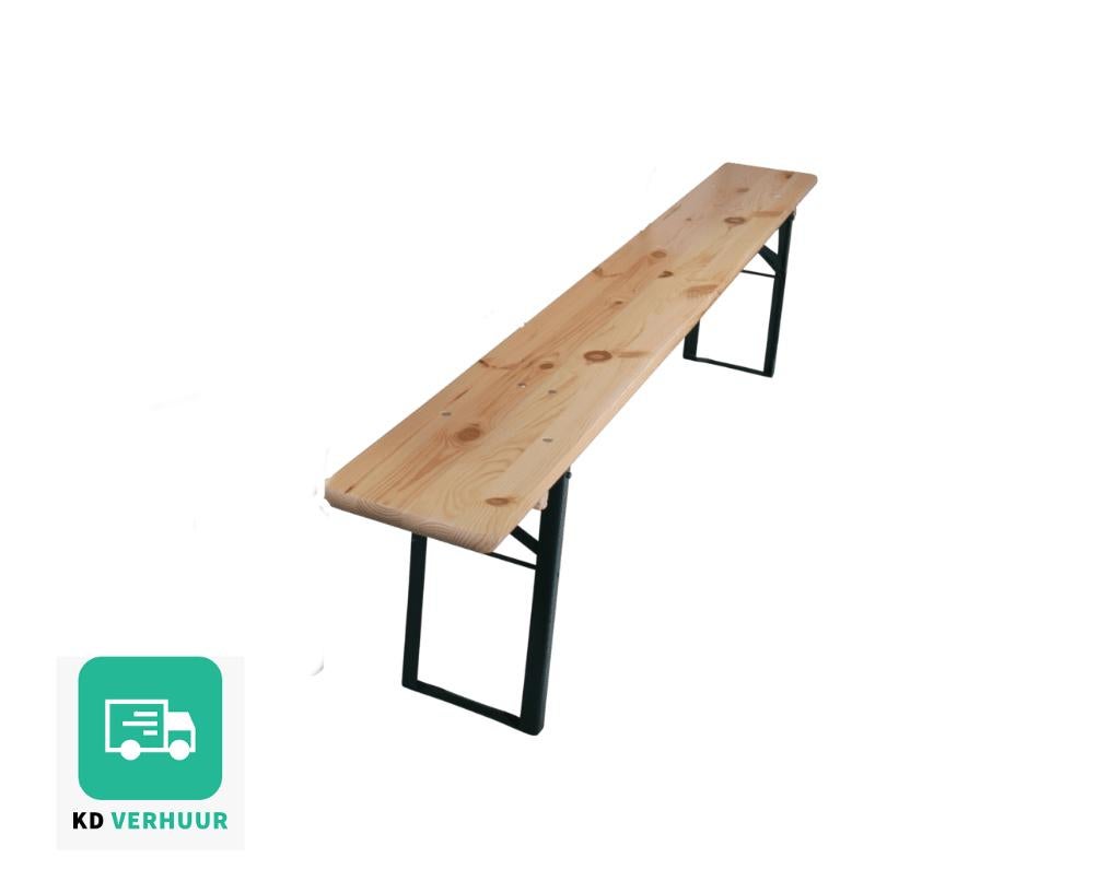 Biertafel Bank te huur, Ophalen of Verzenden, Nieuw, Overige