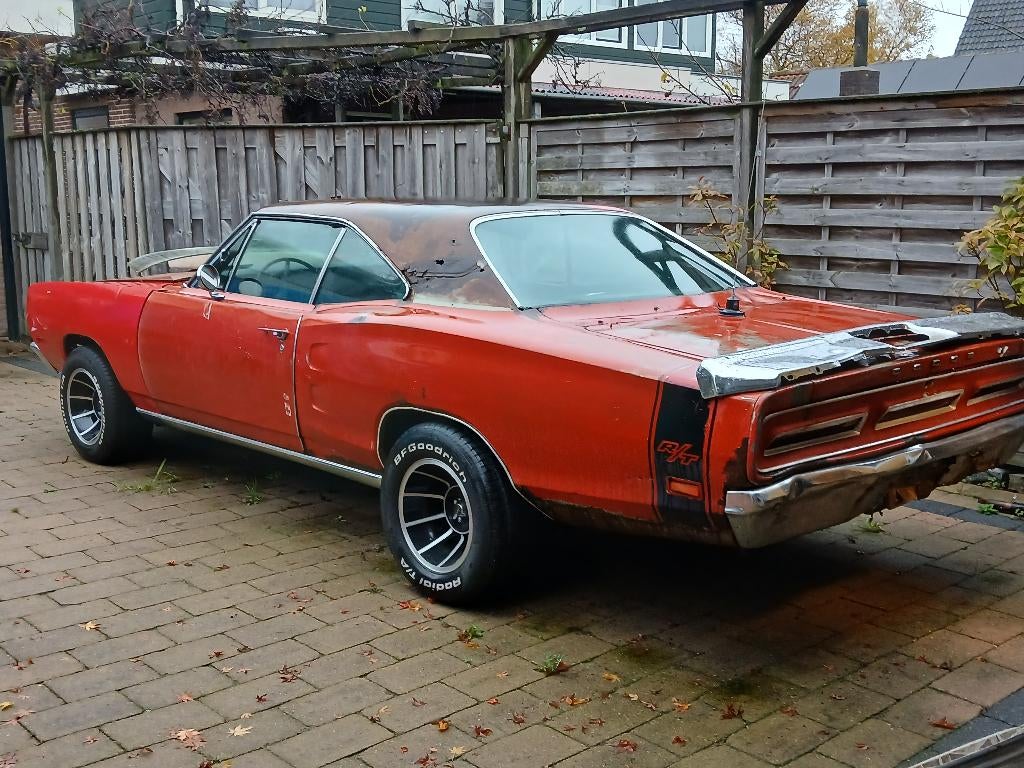 1969 Dodge Coronet R/T Complete carrosserie met US Title, Ophalen, Gebruikt, Rechts, Spatbord