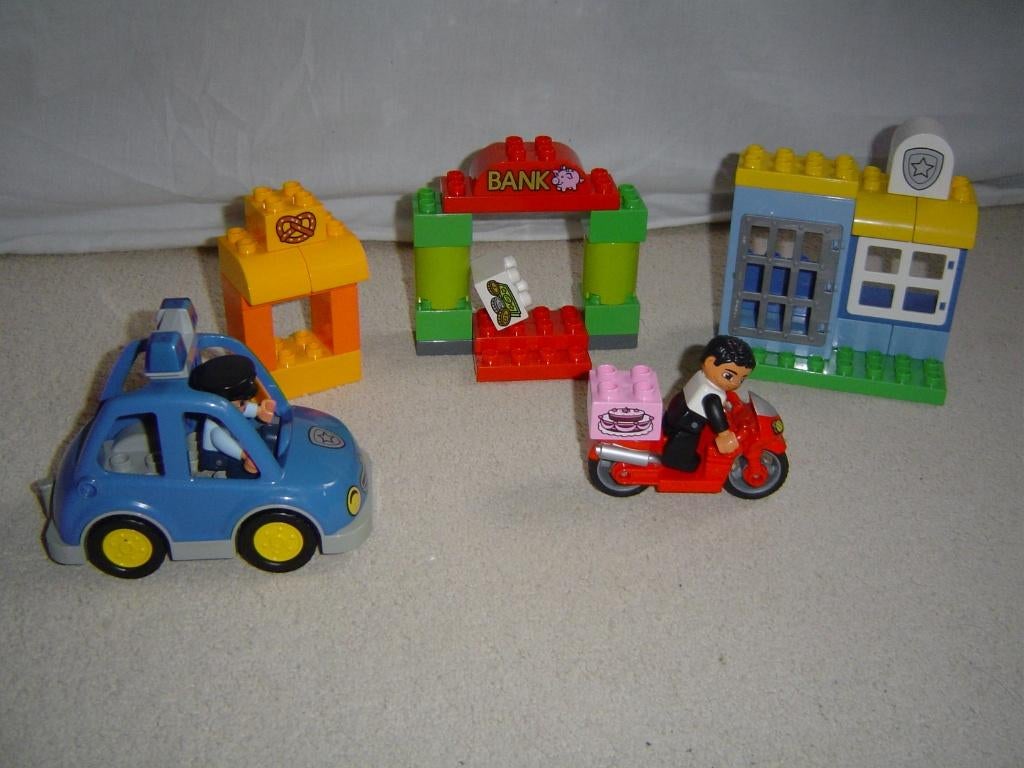duplo set 10532 Politie achtervolging, Ophalen of Verzenden, Gebruikt, Complete set, Duplo