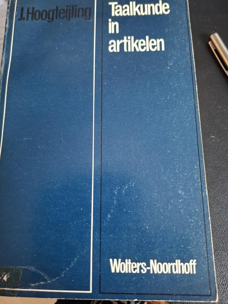 Taalkunde in artikelen, J. Hoogteijling, gratis ophalen, Ophalen of Verzenden, Beta, Gelezen