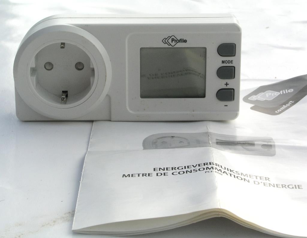 Stroom verbruiksmeter compleet met beschrijving, Ophalen of Verzenden, Zo goed als nieuw, Elektriciteit