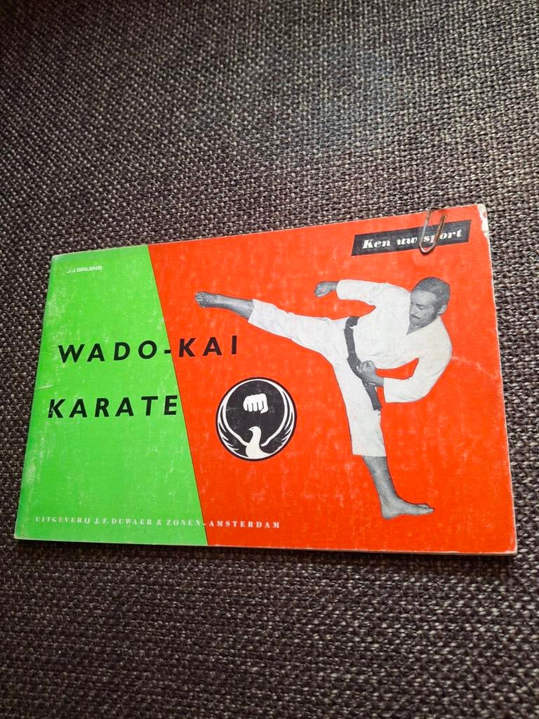 Wado kai karate door jj Bruins boekje, Ophalen of Verzenden, Gelezen