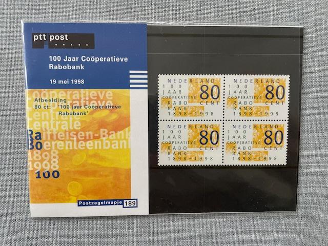 Postzegelmapje PZM189 Rabobank 1998 Postfris, Postzegels en Munten, Postzegels | Nederland, Ophalen of Verzenden, Na 1940, Postfris