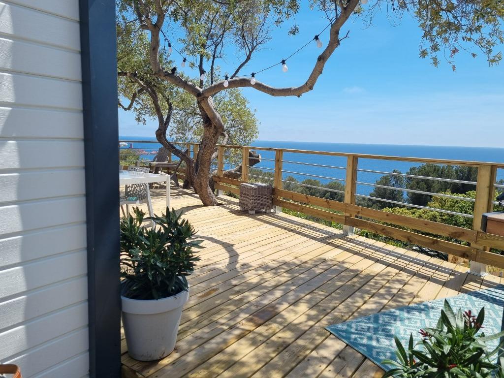 Te huur Mobilhome Cote d azure aan zee, Vakantie, 5 personen, Zwembad, Provence en Côte d'Azur, Recreatiepark