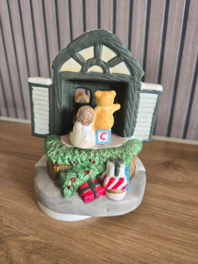 Kerst muziekdoosje - Leuk decoratiestuk, Ophalen, Gebruikt