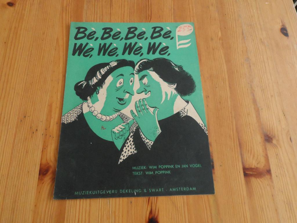 Be be be, we we we - poppink / vogel / parker, Muziek en Instrumenten, Accordeon, Gebruikt, Ophalen of Verzenden, Artiest of Componist