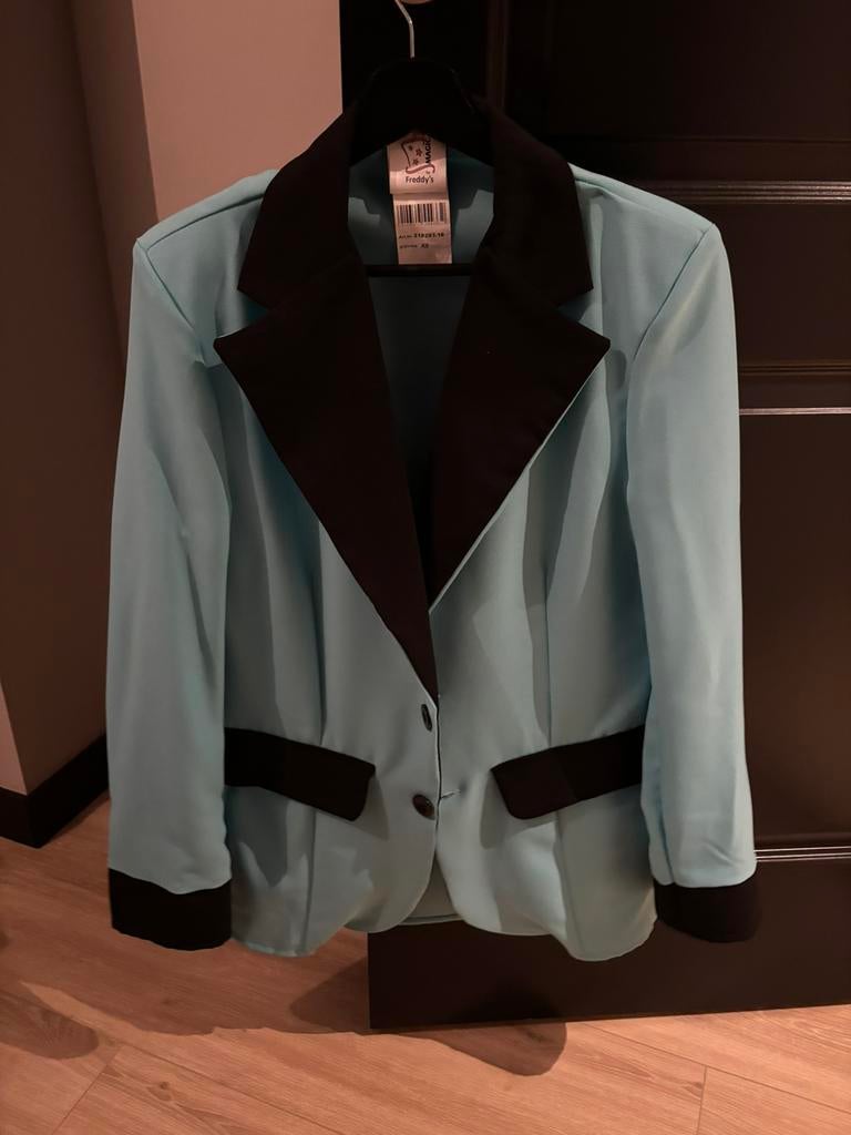 Carnavals jasje heren, Ophalen, Nieuw, Maat 34 (XS) of kleiner, Blauw