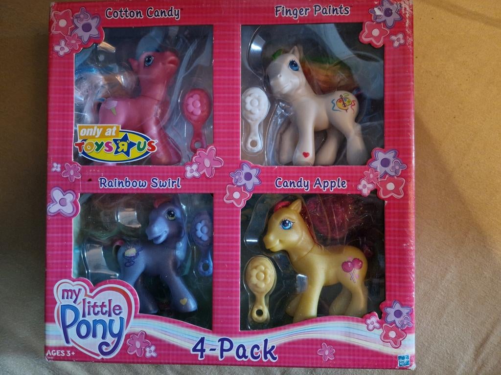 mlp 4-pack my little pony only at toys 'r' us uitgave editie, Ophalen of Verzenden, Nieuw