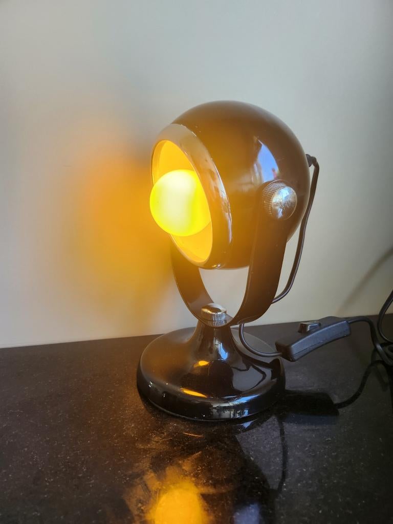 Eyebal lamp vintage spaceage, Ophalen of Verzenden, Zo goed als nieuw, Vintage space age, Minder dan 50 cm