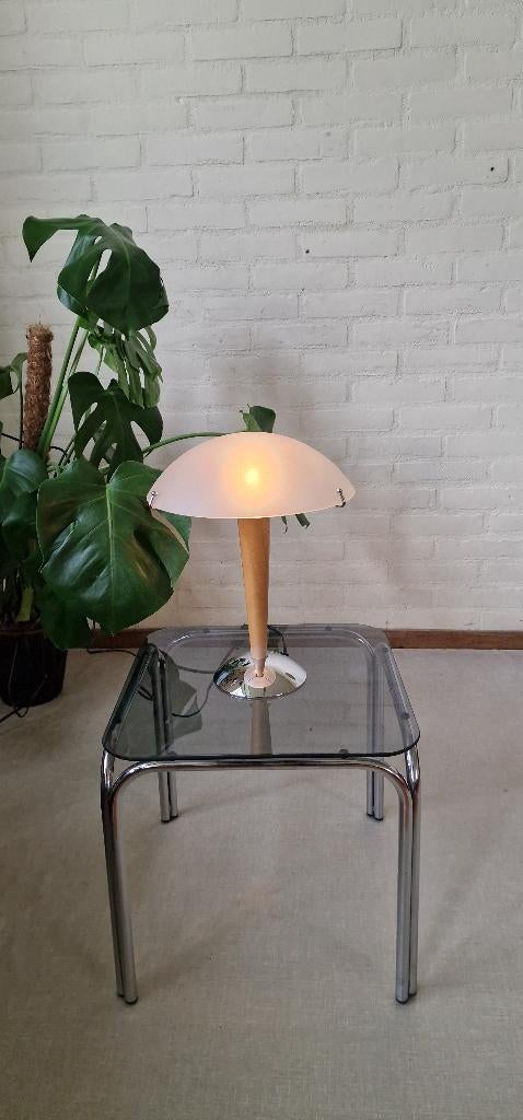Vintage mushroom tafellamp - jaren 90, Gebruikt, Onbekend, Ophalen of Verzenden, Onbekend