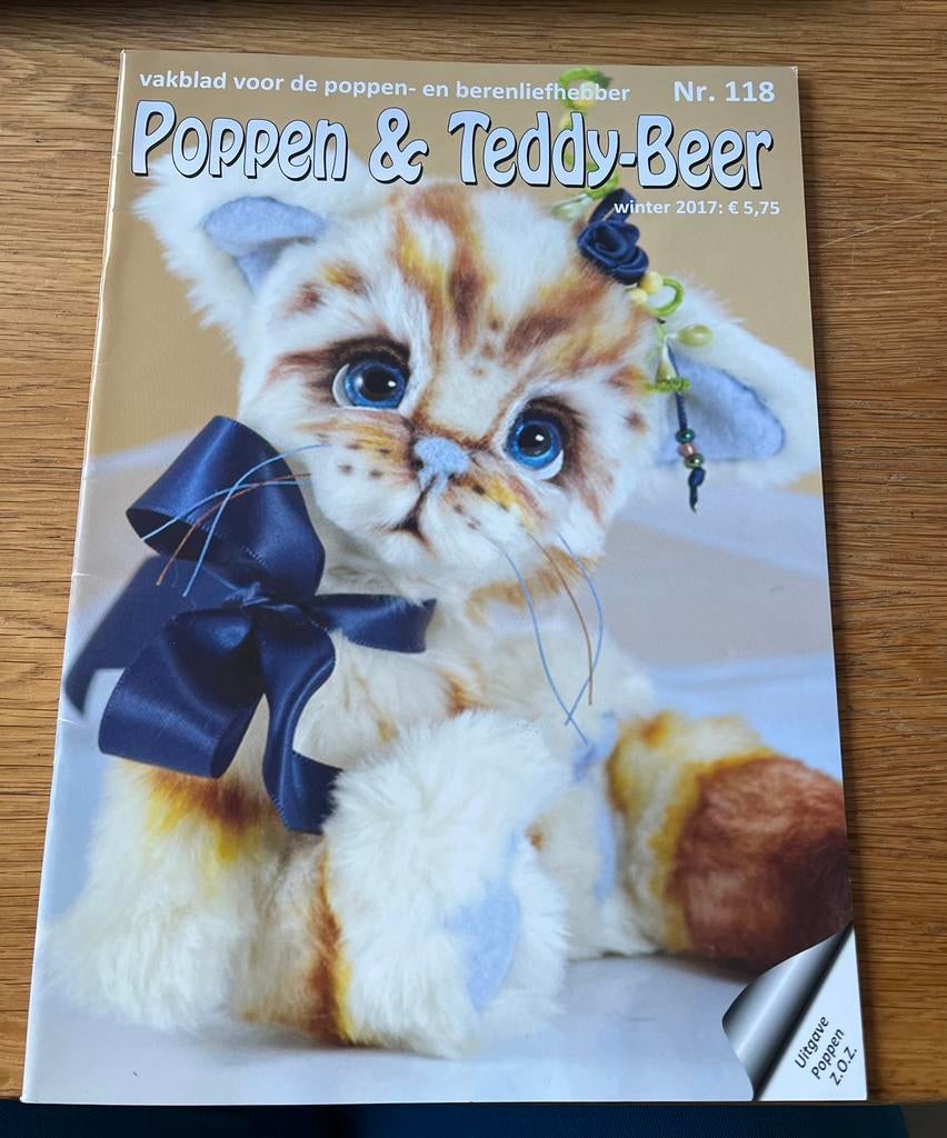 tijdschrift Poppen en Teddy-beer nummer 118 winter 2017, Boeken, Ophalen of Verzenden, Zo goed als nieuw, Overige onderwerpen