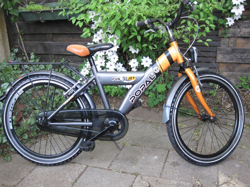 Jongensfiets  , fiets jongen  22 inch., Ophalen, 22 inch, Gebruikt, Handrem