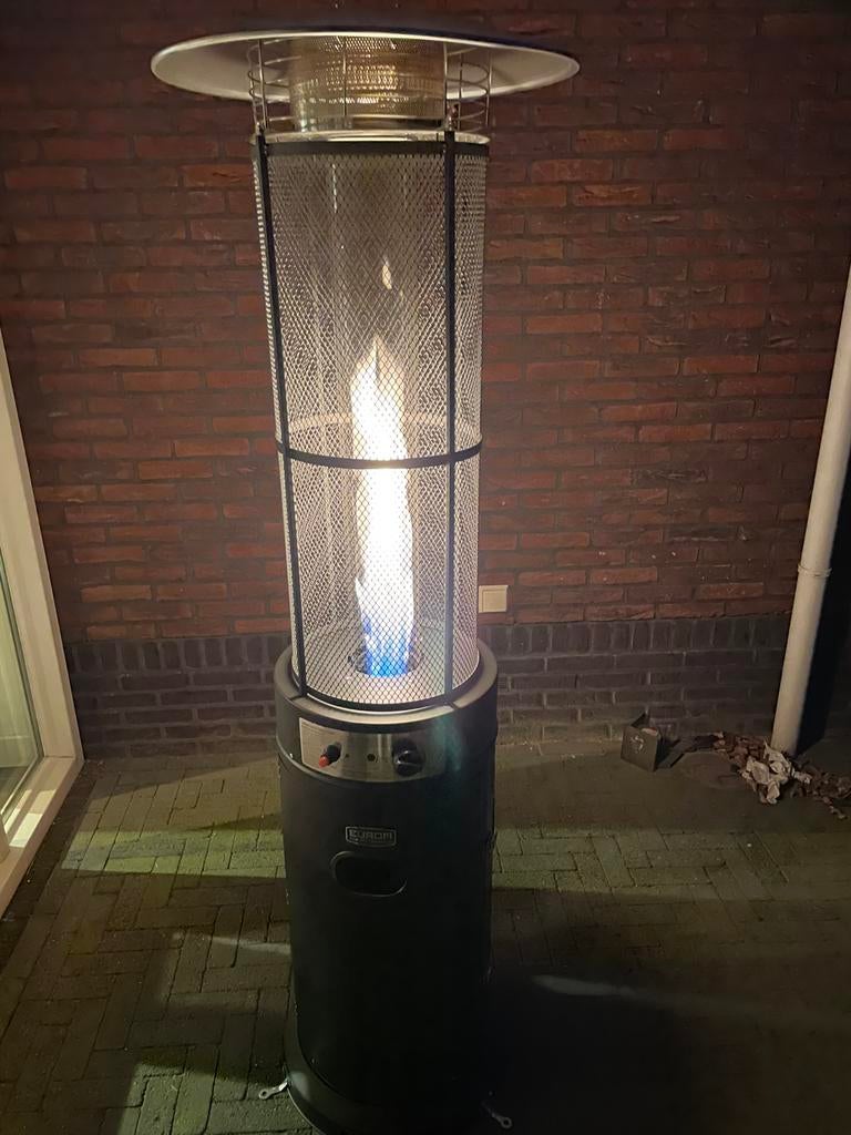 Te huur huren flameheater/terrasheater, Tuin en Terras, Terrasverwarmers, Ophalen, Zo goed als nieuw