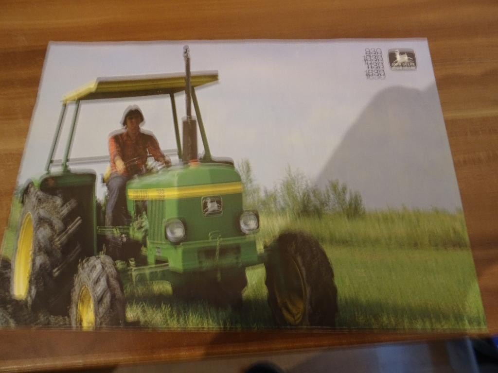 John deere 930 tot 1630 folder, Verzenden, Nieuw, Folder
