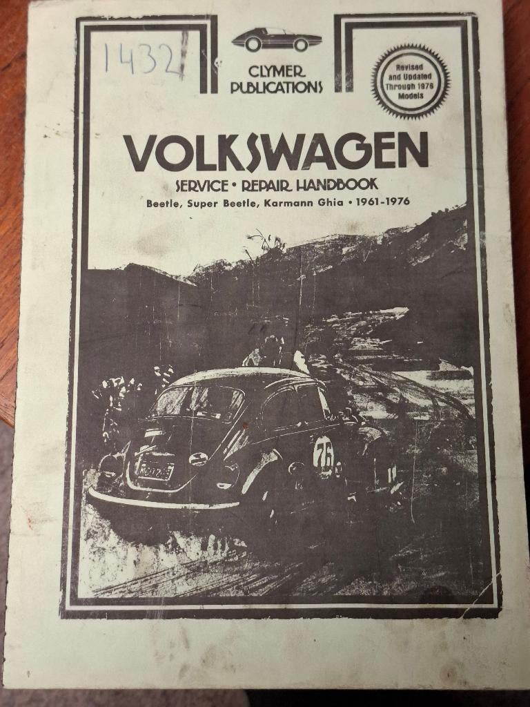 Clymer VW Beetle & Karmann Ghia 1961-1976 Service Repair, Auto diversen, Handleidingen en Instructieboekjes, Ophalen of Verzenden