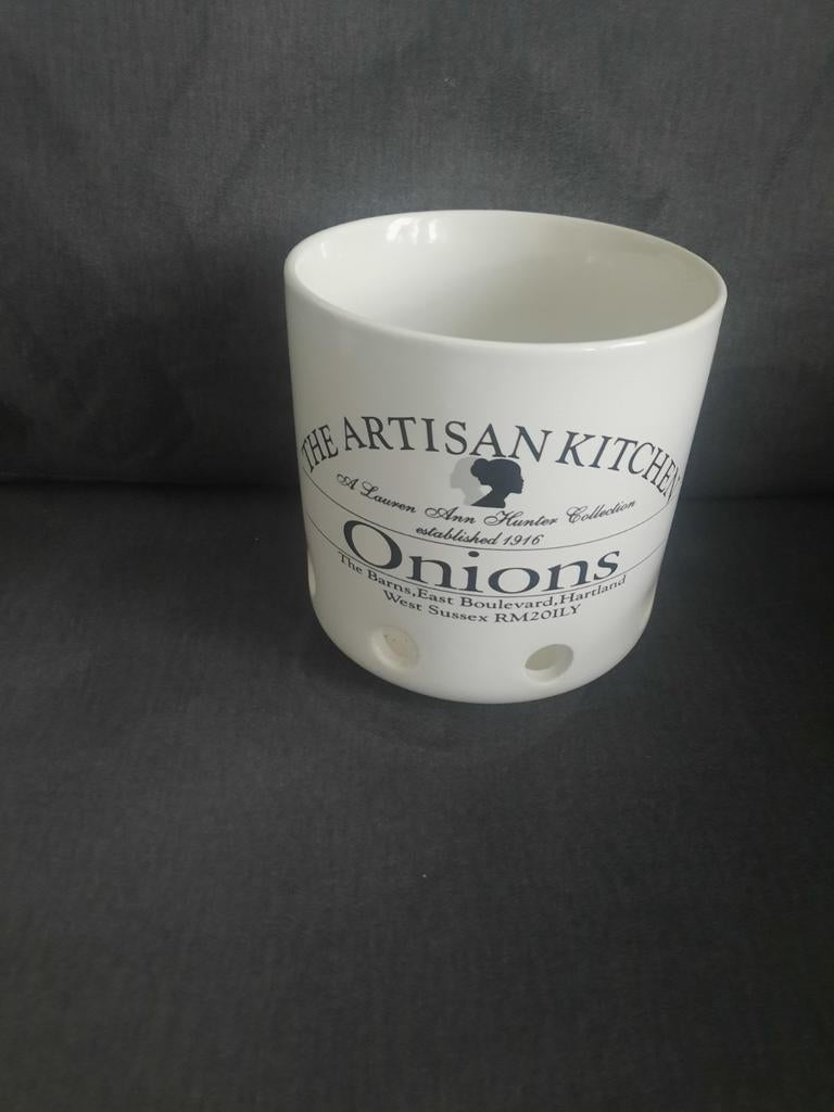 Uienpot, Ophalen of Verzenden, Zo goed als nieuw, Overige materialen, Pot, Bus of Blik