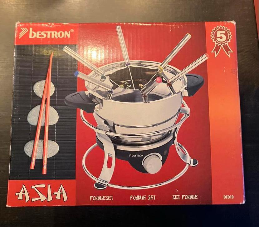 Twee Fondueset elektrisch zo goed als nieuw., Witgoed en Apparatuur, Ophalen of Verzenden, Zo goed als nieuw, Elektrisch, Fondueset