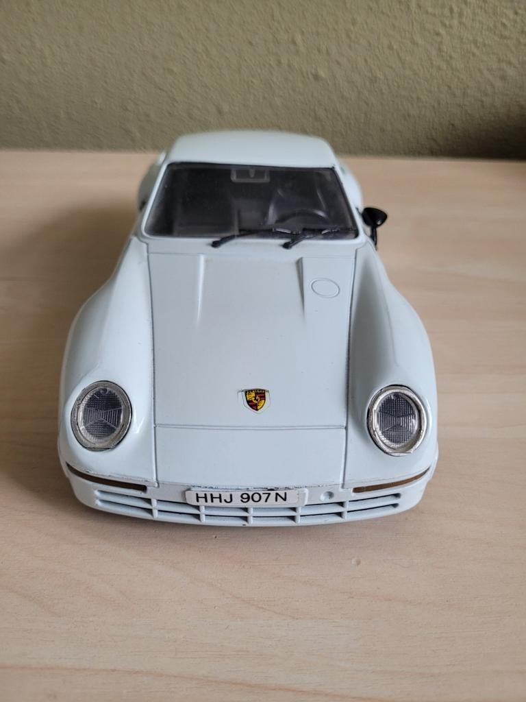 Tonka Porsche 959 1/18 wit, Ophalen of Verzenden, Gebruikt, Overige merken