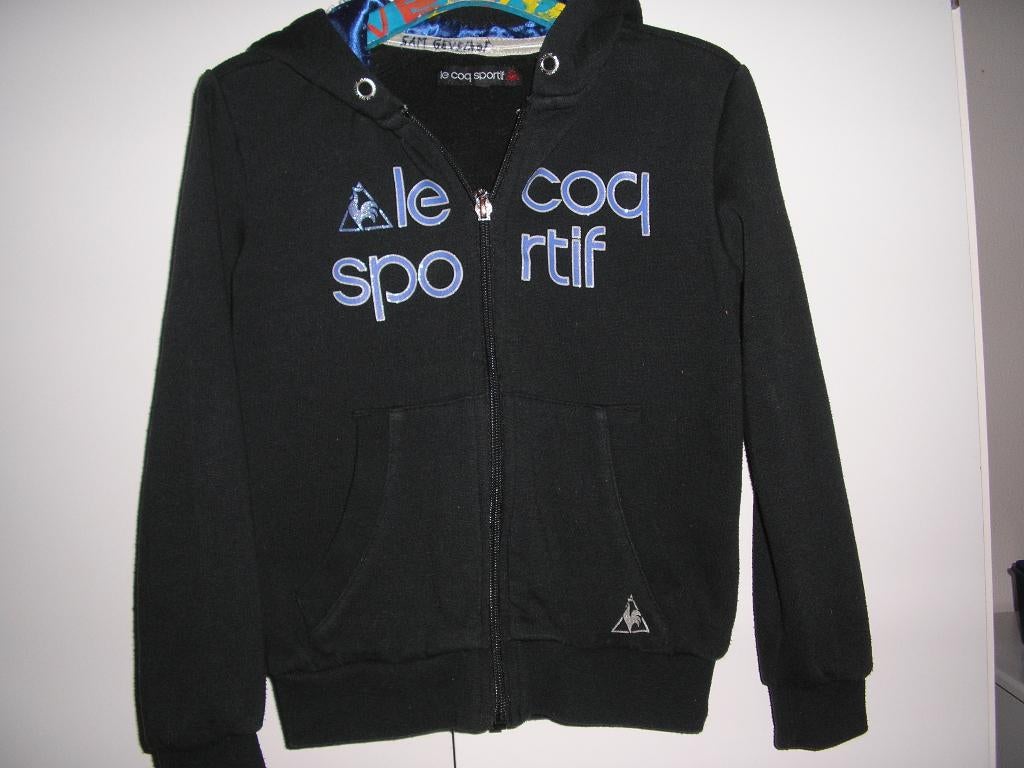 Sweatervest met cappuchon van Le coq sportif maat 140, Ophalen of Verzenden, Zo goed als nieuw, Meisje, Trui of Vest