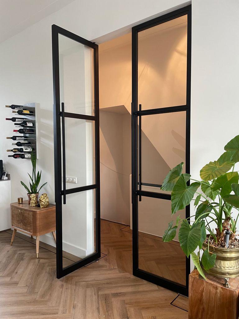 Echte Stalen Maatwerk Ramen,Kozijnen,Deuren Geisoleerd prof., Ophalen, Gevelraam of Ruit, Nieuw, 160 cm of meer