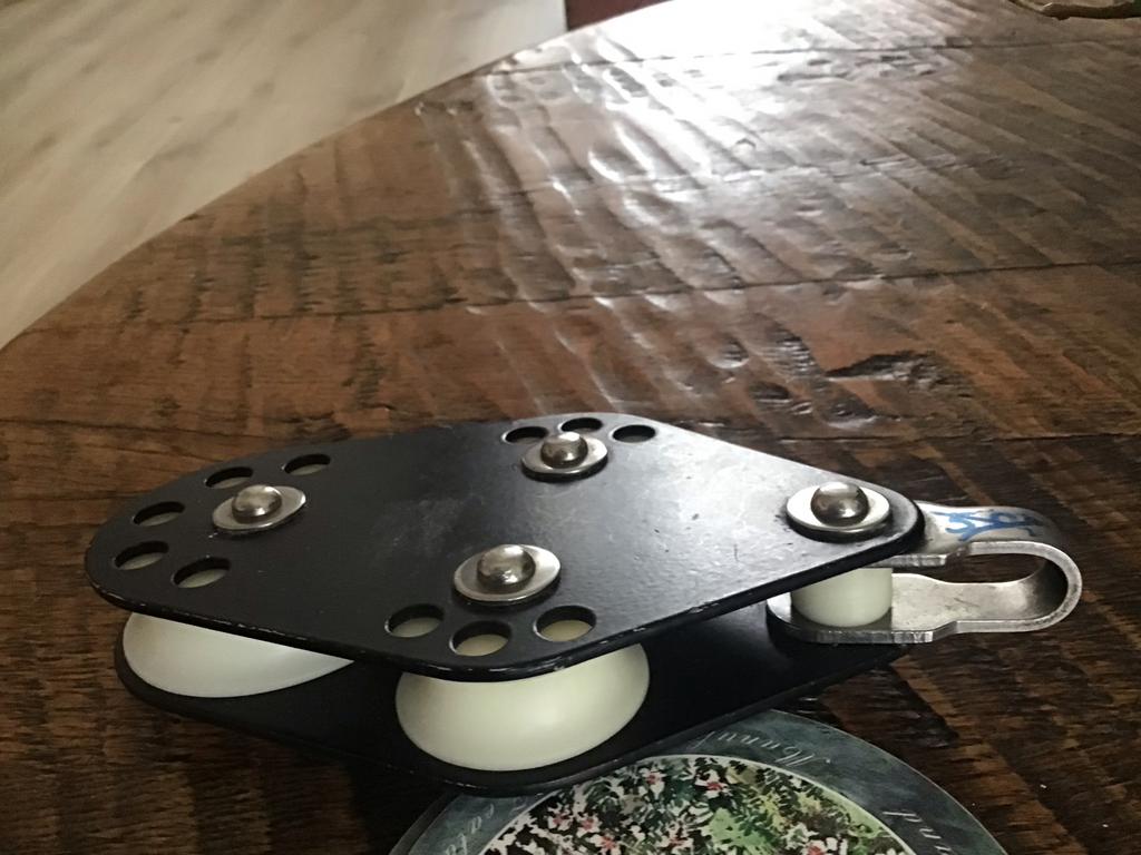 2-3 Schijfskatrol Blokken - Max 15mm Lijn, Ophalen of Verzenden, Nieuw, Tuigage en Masten, Zeilboot of Motorboot