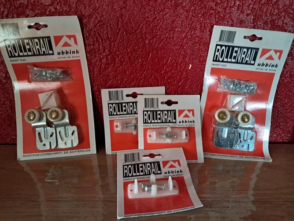 Complete set Ubbink Rail&Roll rollenrail., Doe-het-zelf en Verbouw, Overige Doe-het-zelf en Verbouw, Nieuw, Ophalen of Verzenden