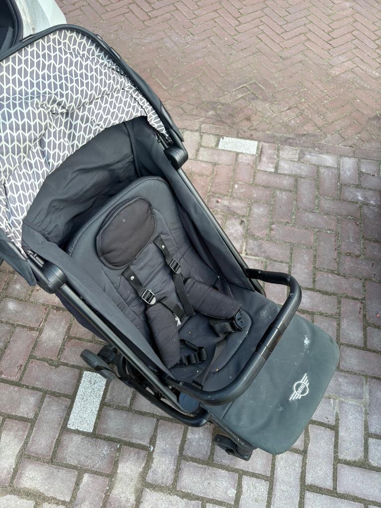 Easywalker MINI Cooper buggy - inclusief voetenzak, Ophalen, Gebruikt, Overige merken, Verstelbare rugleuning