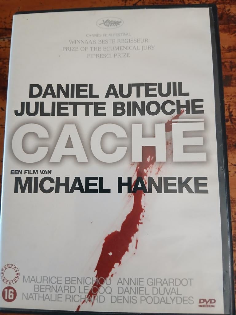 “Cache DVD Michael Haneke Juliette Binoche”, Vanaf 16 jaar, Verzenden, Gebruikt, Overige gebieden
