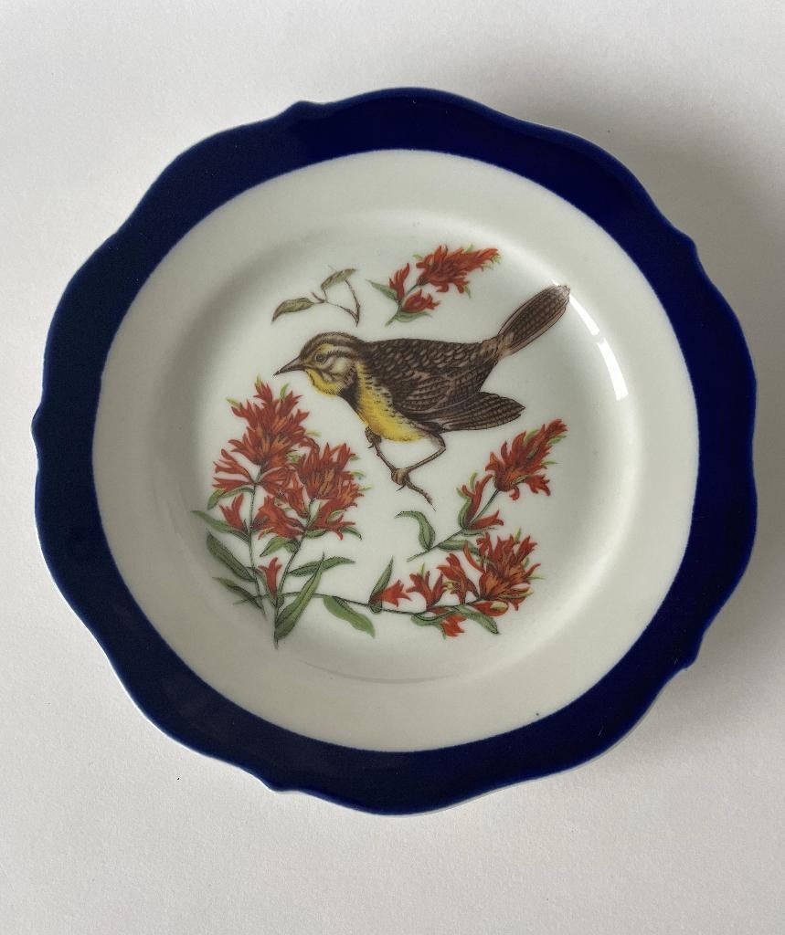 Vintage wandbord met vogel, Schumann Arzberg Germany, Antiek en Kunst, Antiek | Wandborden en Tegels, Ophalen of Verzenden