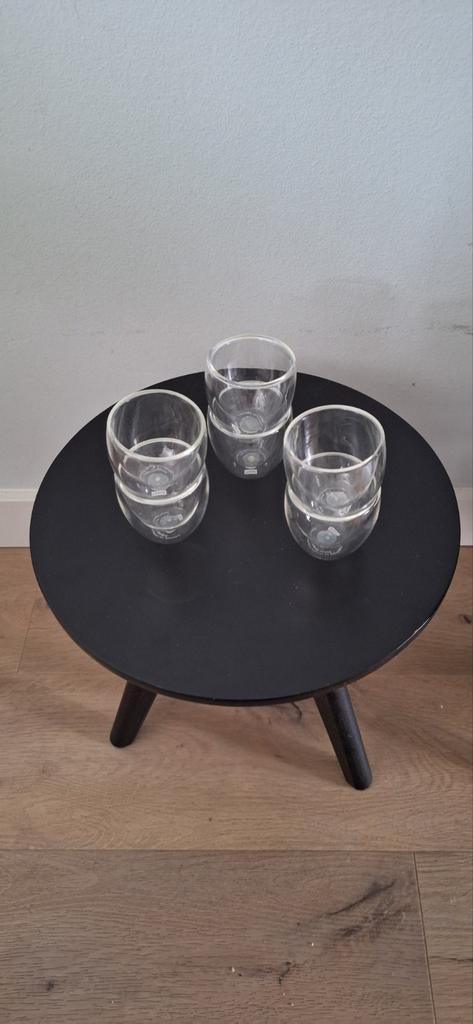 Bodum Dubbelwandige Glazen 0.08L - Set van 6, Huis en Inrichting, Keuken | Servies, Ophalen, Zo goed als nieuw, Glas, Glas of Glazen