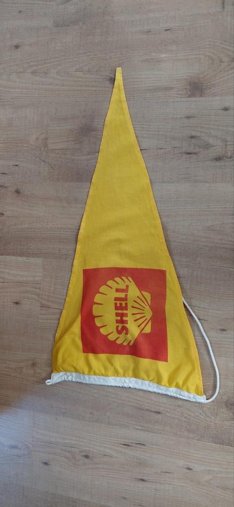 Katoenen Shell wimpel 40x75cm, Diversen, Vlaggen en Wimpels, Ophalen of Verzenden