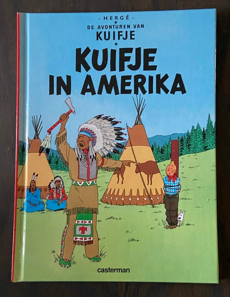 Kuifje in Amerika - hardcover, Boeken, Stripboeken, Eén stripboek, Ophalen of Verzenden, Gelezen