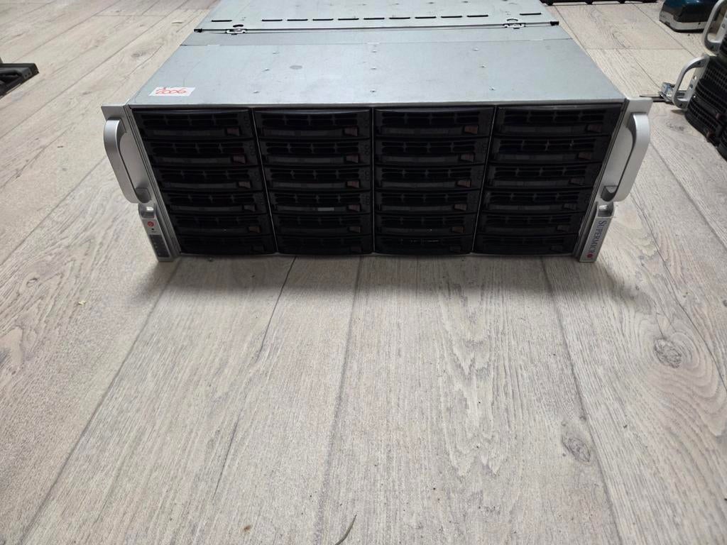 Supermicro X10QBi 4U 24x LFF server - 120v-core - 512g ram, Computers en Software, Servers, Ophalen, Gebruikt, 512 GB, Hot swappable onderdelen