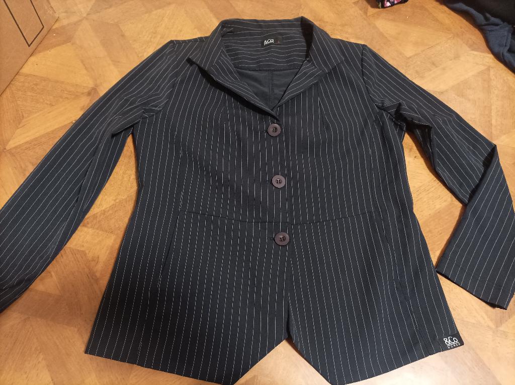 &Co Woman travelstof blazer maat L/40, Maat 38/40 (M), Zwart, &Co Woman, Ophalen of Verzenden