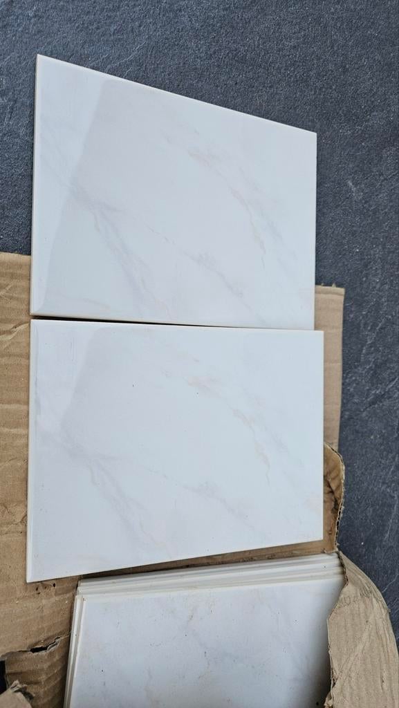 Badkamer of wc tegels, overcompleet, 6 stuks, Ophalen, Nieuw, Minder dan 20 cm, Minder dan 20 cm