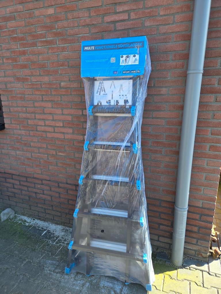 Multifunctionele vouwladder, Ophalen, Nieuw, Ladder, Opvouwbaar of Inschuifbaar