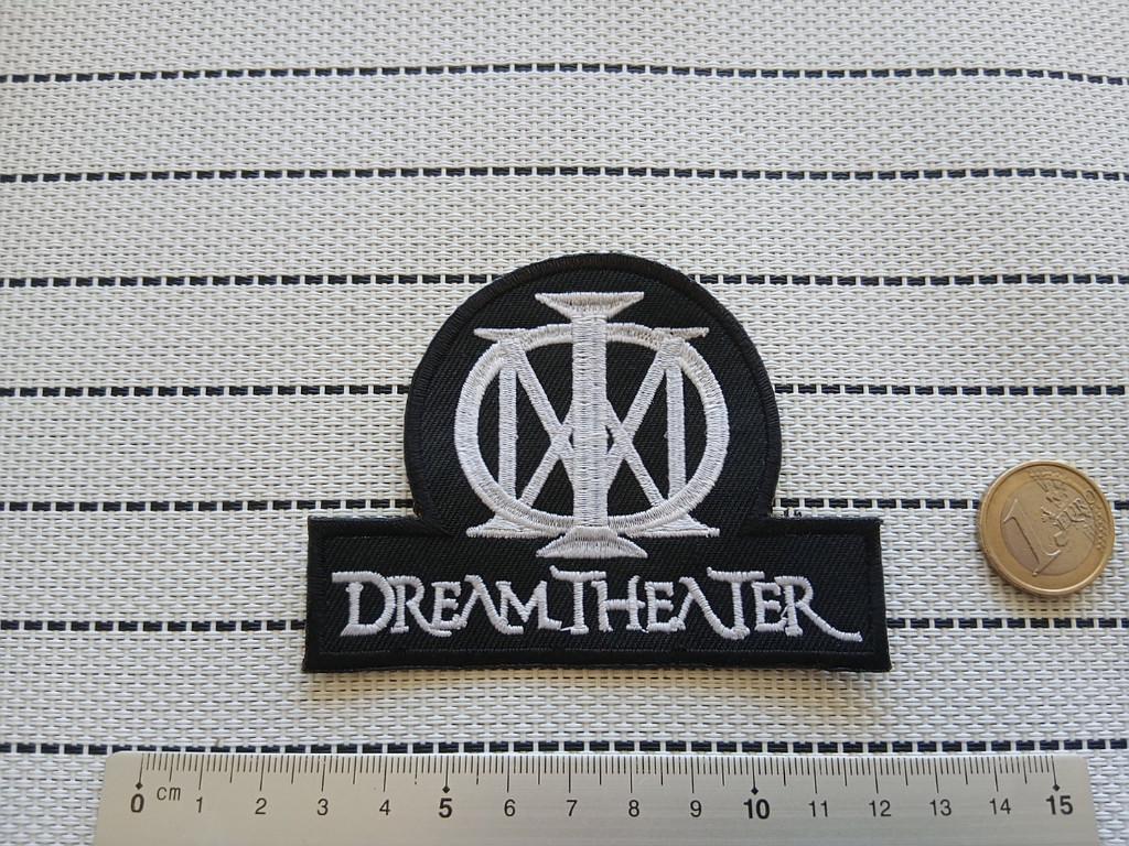 Dream Theater shaped logo patch 13 metal, Verzenden, Nieuw, Kleding