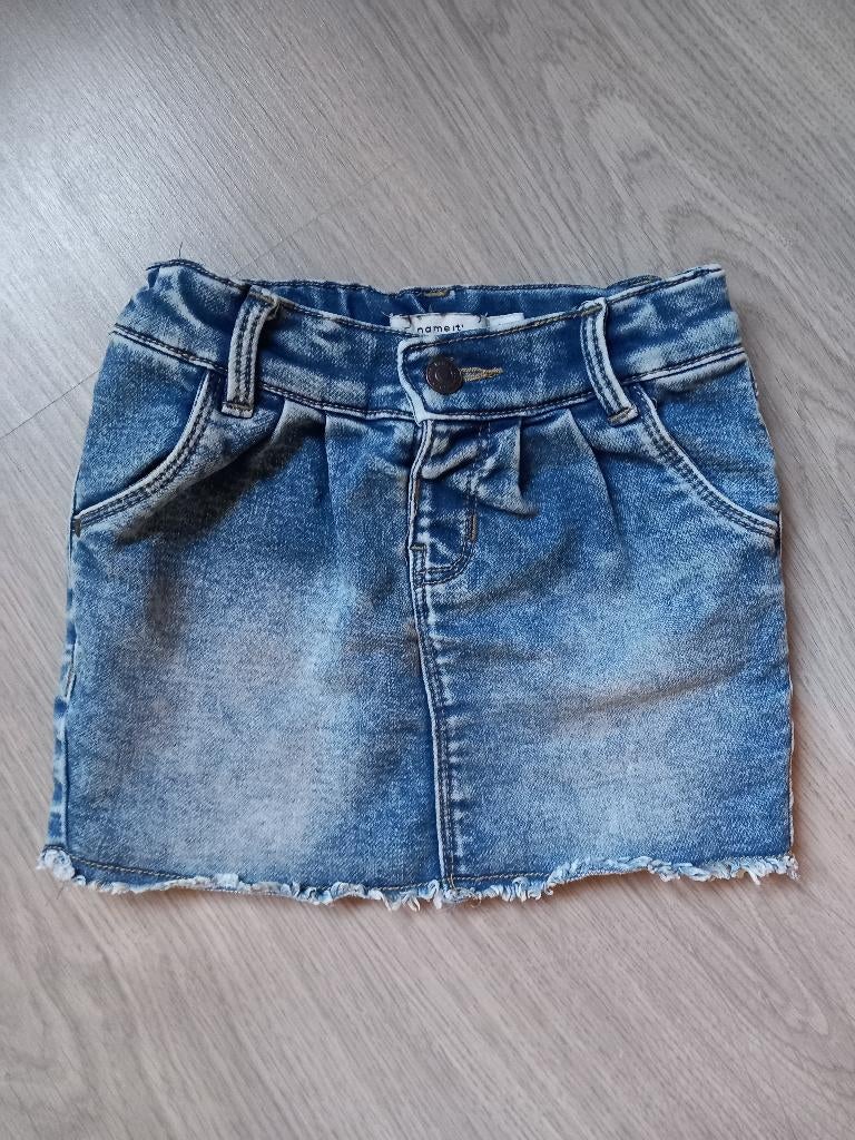 K59 Spijkerrokje Name It maat 80, Gebruikt, Meisje, Jurkje of Rokje, Ophalen of Verzenden