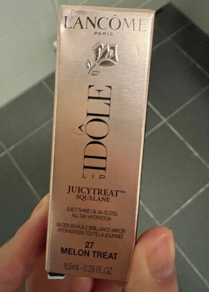 Lancôme Idôle Lip Gloss - Melon Treat, Lippen, Nieuw, Ophalen of Verzenden, Make-up