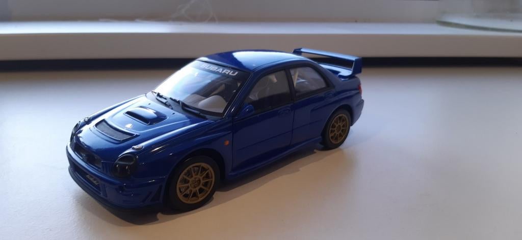 Subaru wrc plain body solido 1:18, Hobby en Vrije tijd, Modelauto's | 1:18, Ophalen of Verzenden, Zo goed als nieuw, Overige merken