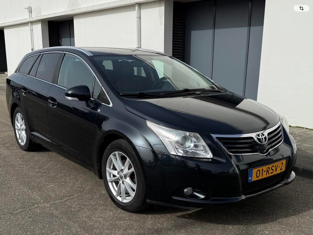 Toyota Avensis 2.0 16V Vvt-i Wagon CVT automaat 2011 Grijs, Auto's, Euro 5, Zwart, 4 cilinders, Blauw