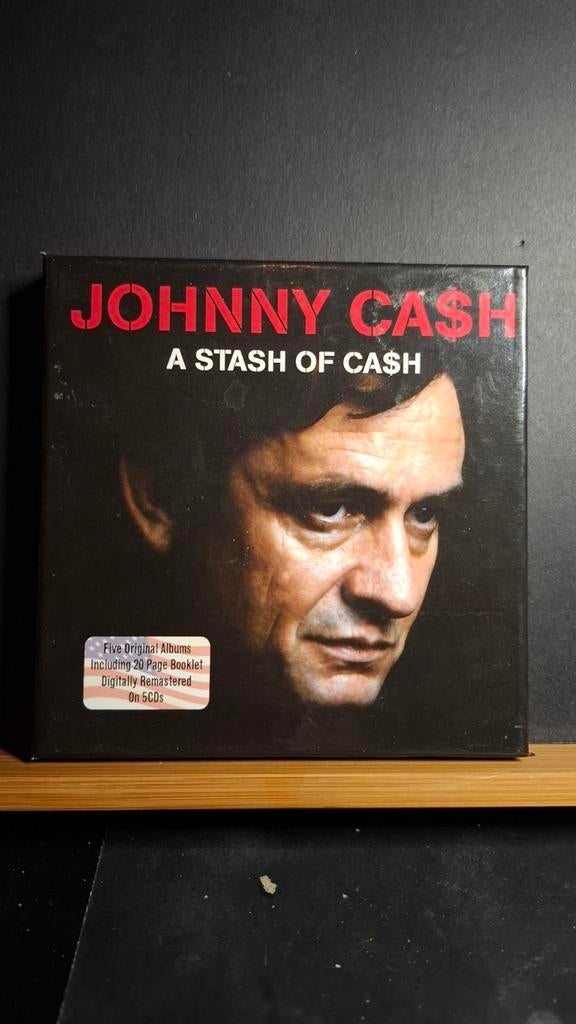 Johnny Cash - A Stash of Cash (5CD Boxset), Ophalen of Verzenden, Zo goed als nieuw, Boxset