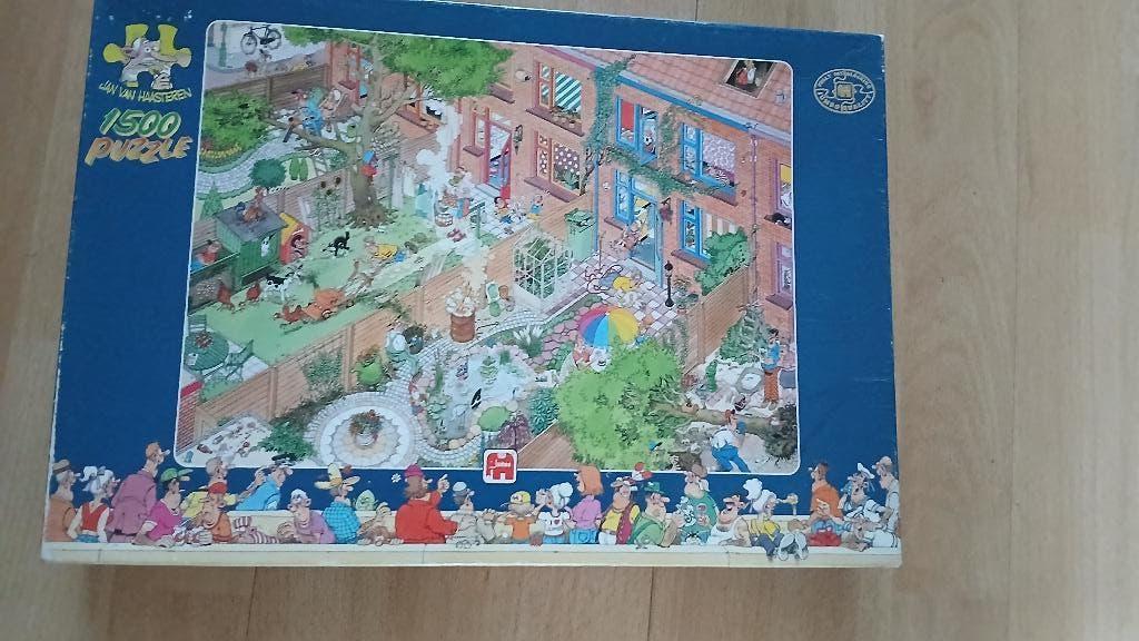 JAN VAN HAASTEREN PUZZELS 1500 stukjes, Ophalen of Verzenden, 500 t/m 1500 stukjes, Zo goed als nieuw, Legpuzzel