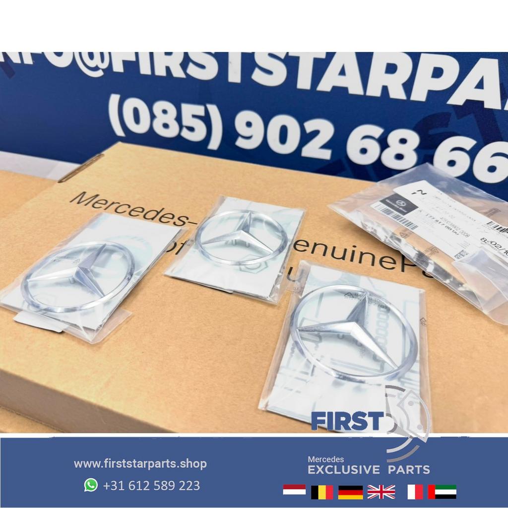 W177 A KLASSE STER Kofferbak LOGO achterklep EMBLEEM CHROOM, Auto-onderdelen, Gebruikt, -, Ophalen of Verzenden, -