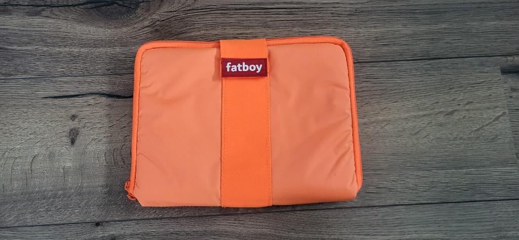 Oranje fatboy tablet/laptop hoes met rits, Ophalen of Verzenden, 11 inch of minder, Zo goed als nieuw, Fatboy